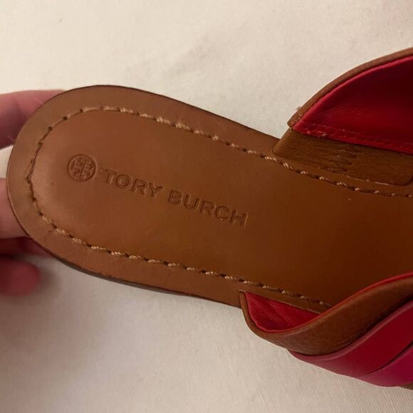 Tory Burch Leigh Flip Flop Sandals Sz. 10 - Picture 3 of 8